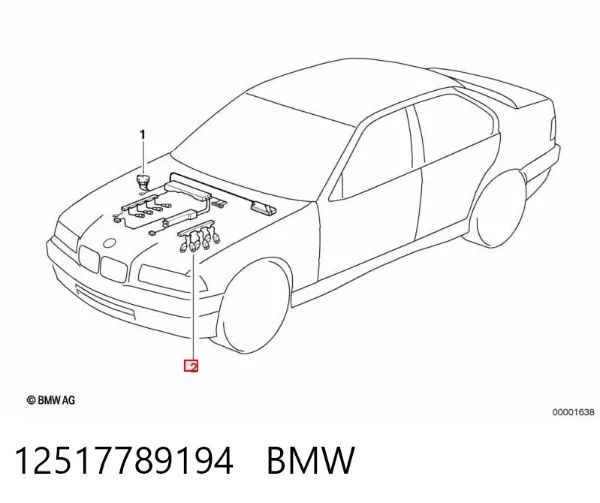 Джгут проводів моторного відсіку 12517789194 BMW