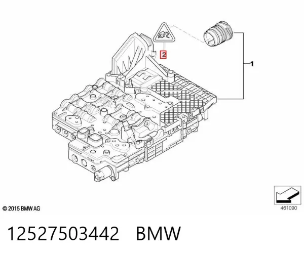 Роз'єм АКПП 12527503442 BMW
