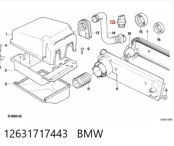 12631717443 BMW