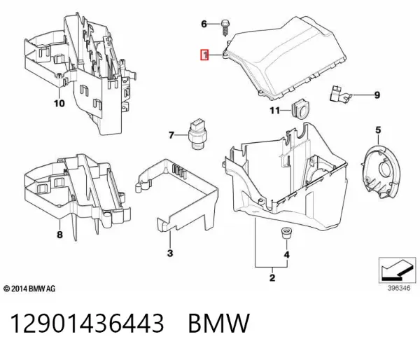 12901436443 BMW