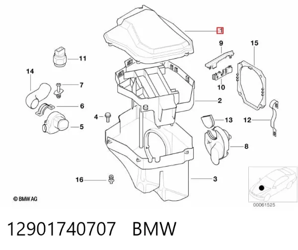  12901740707 BMW