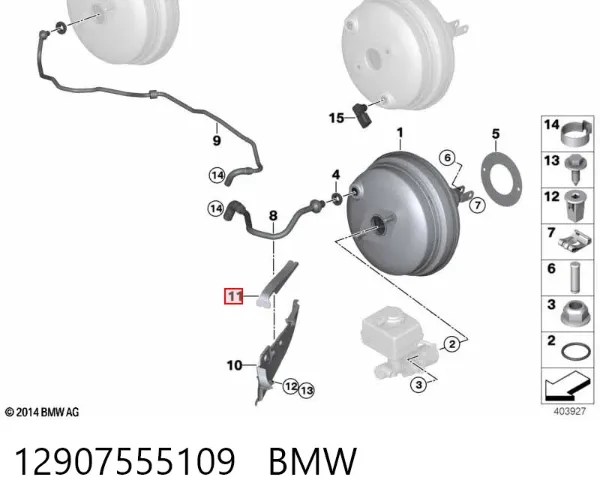  12907555109 BMW