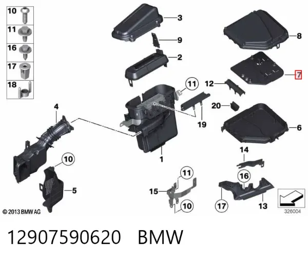  12907590620 BMW