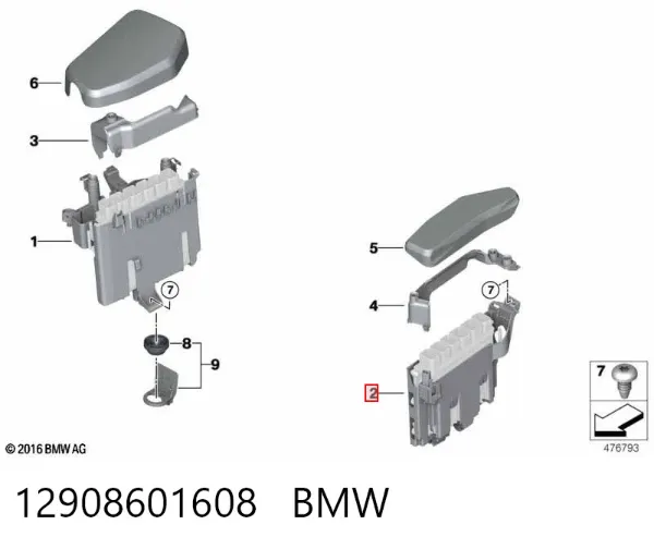  12908601608 BMW