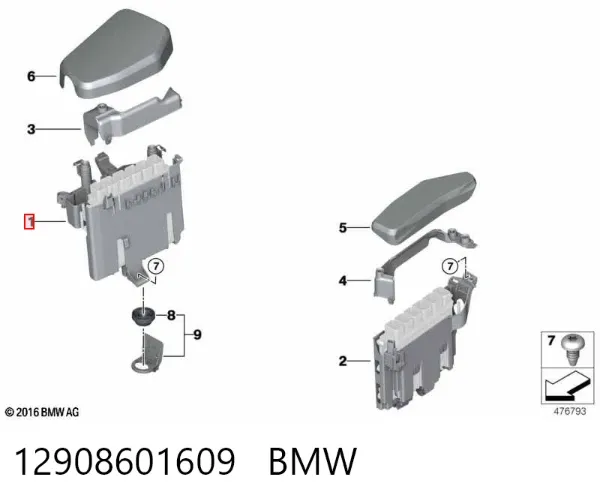  12908601609 BMW