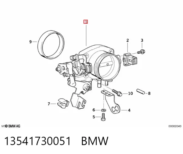 Дросільна заслінка BMW 5 E34