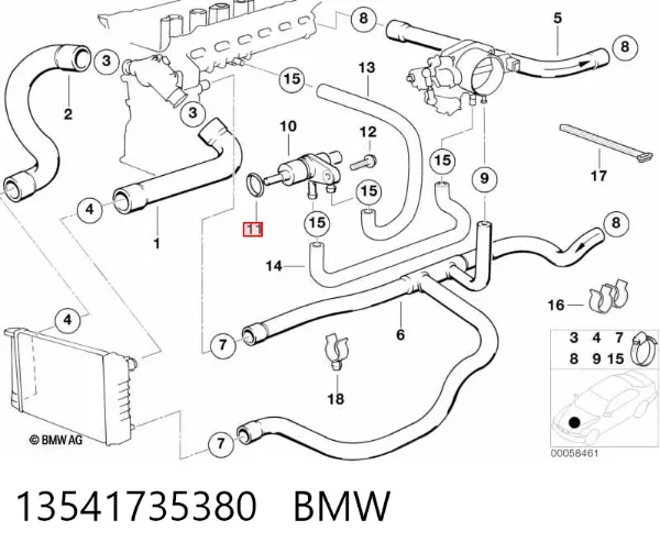 Прокладка водяної помпи 13541735380 BMW