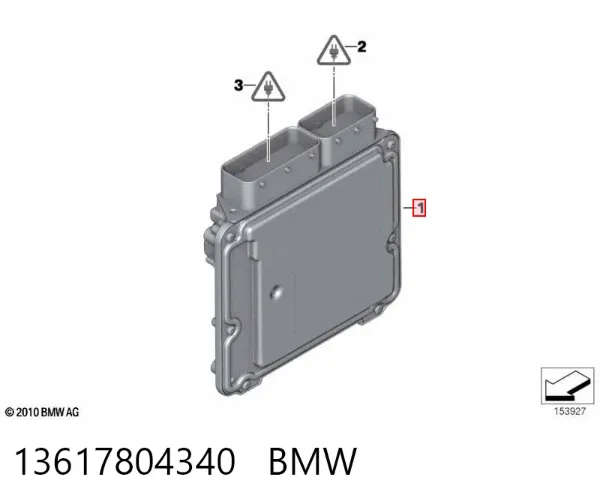 Електронний блок керування двигуном 13617804340 BMW