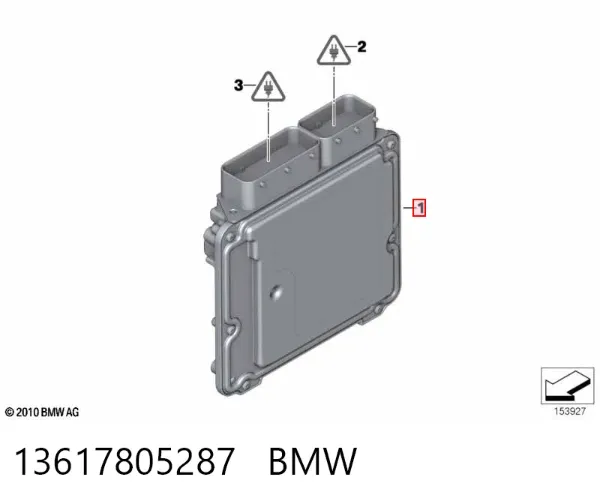 Електронний блок керування двигуном 13617805287 BMW
