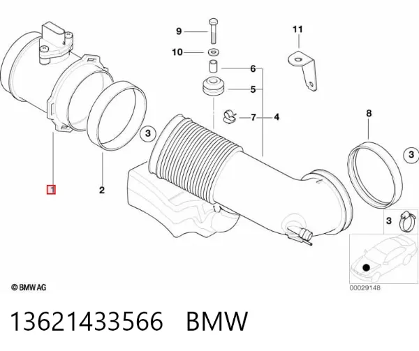 ДМРВ 13621433566 BMW