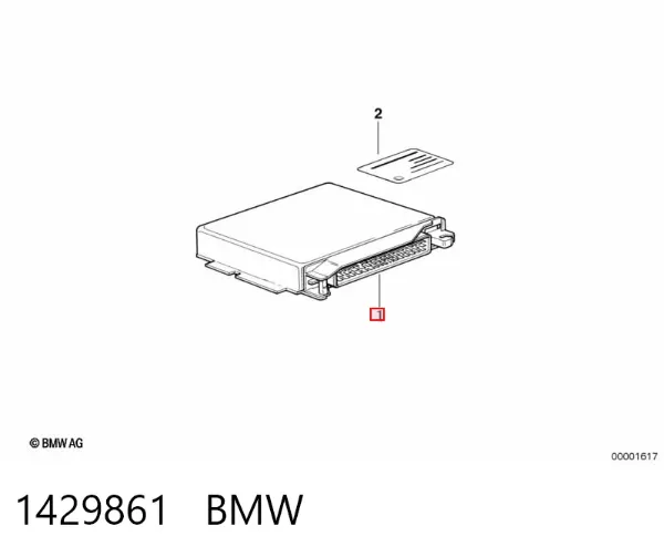 Електронний блок керування двигуном 1429861 BMW