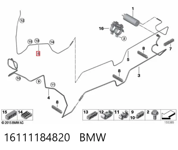 16111184820 BMW