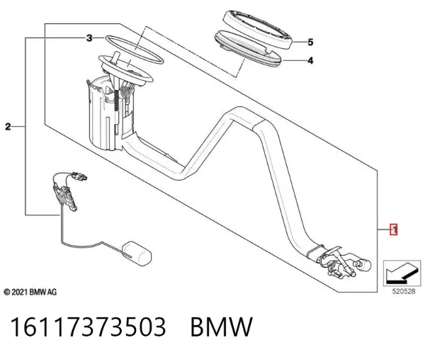 Бензонасос 16117373503 BMW