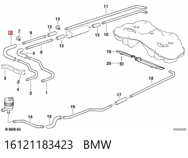  16121183423 BMW