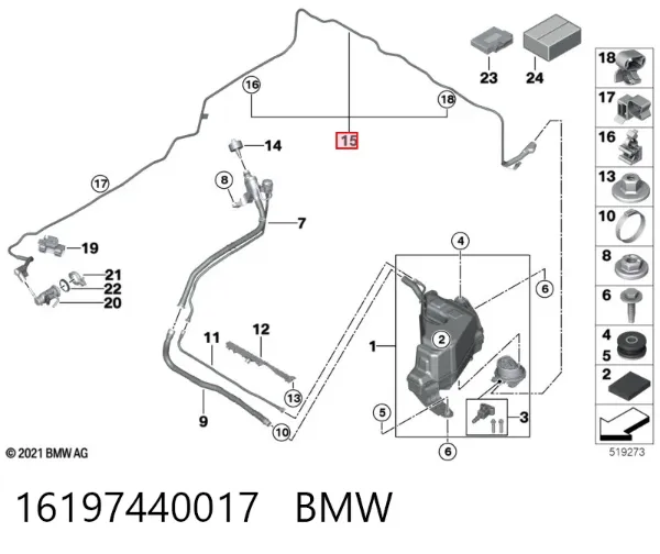  16197440017 BMW