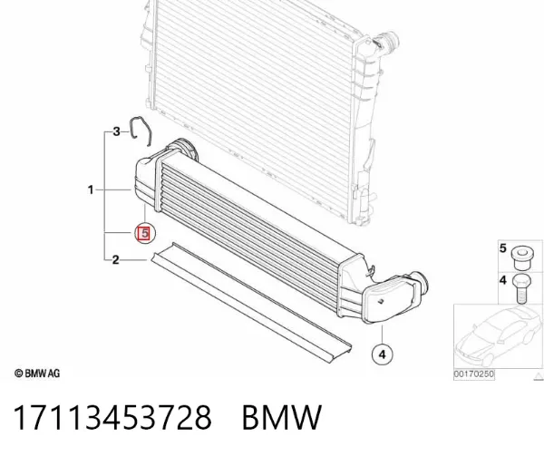 Кронштейн генератора 17113453728 BMW