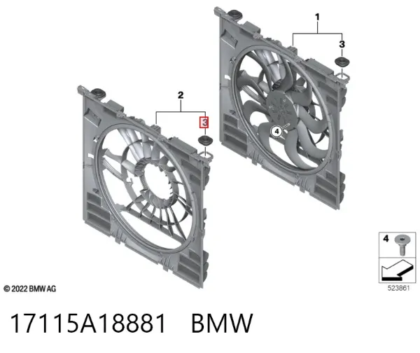  17115A18881 BMW