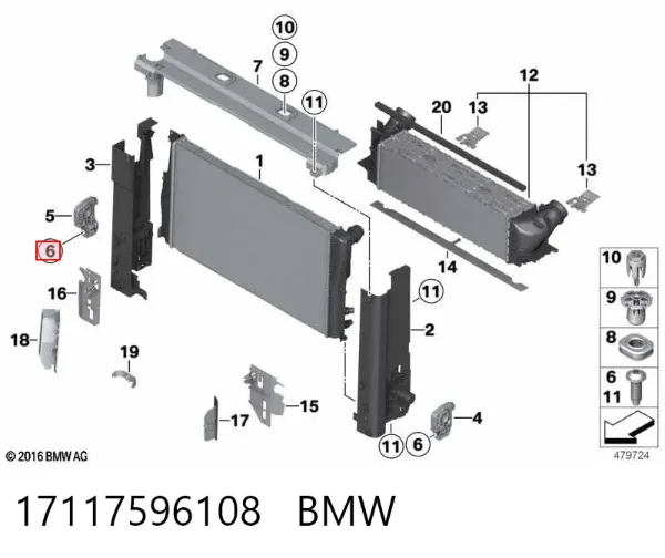  17117596108 BMW