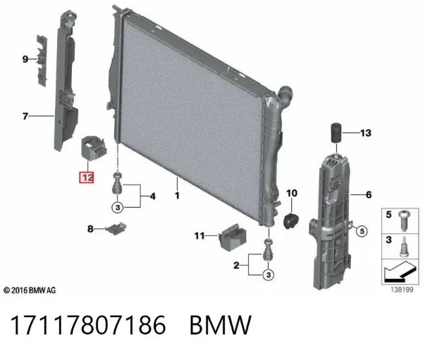  17117807186 BMW