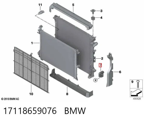  17118659076 BMW