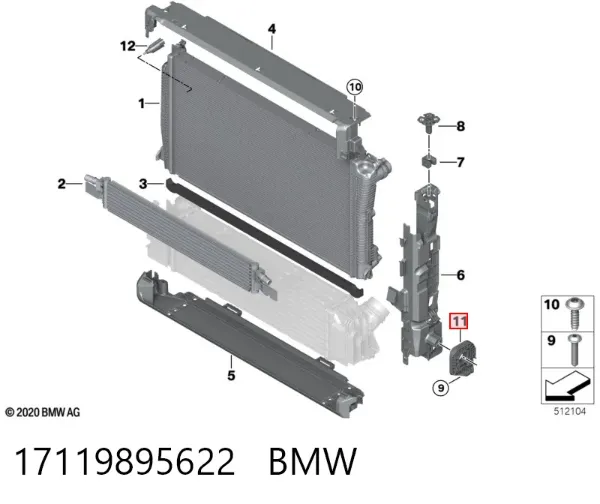  17119895622 BMW