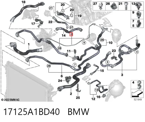  17125A1BD40 BMW