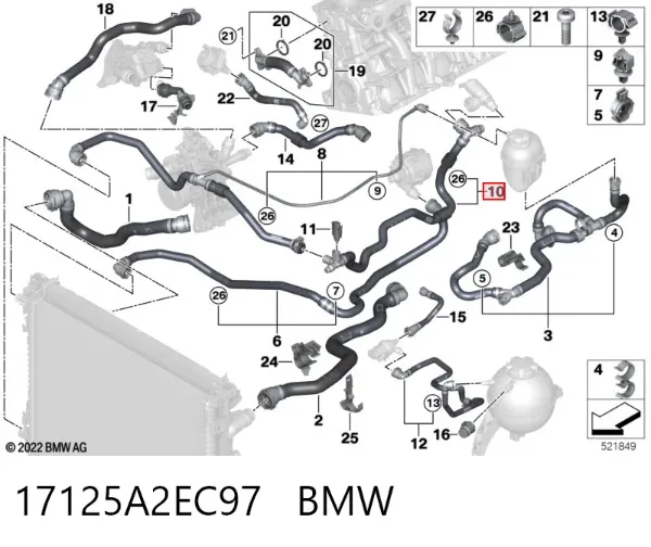  17125A2EC97 BMW