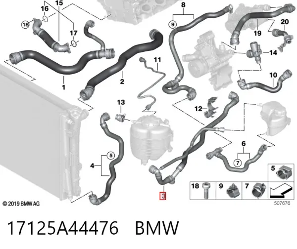  17125A44476 BMW
