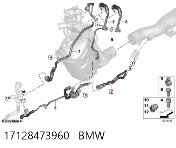  17128473960 BMW