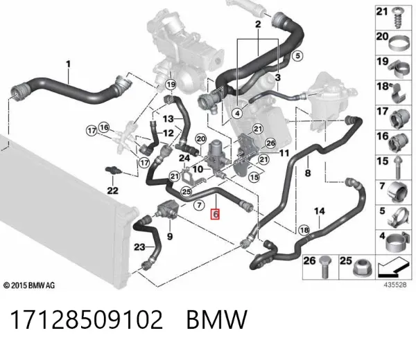  17128509102 BMW