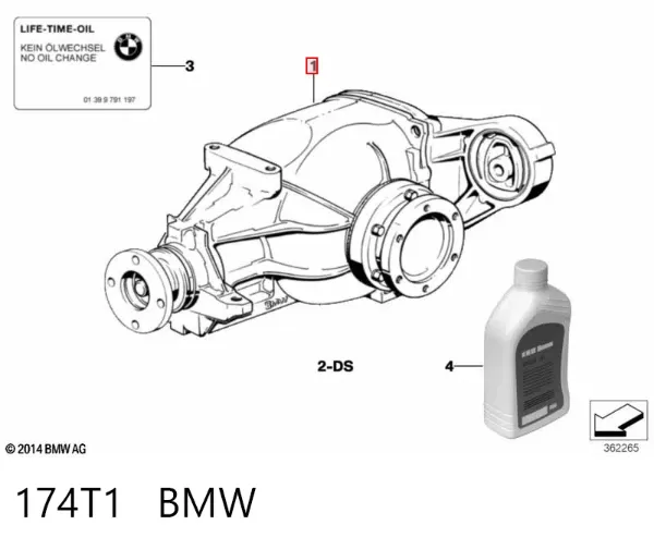 Задній редуктор BMW 3 E36