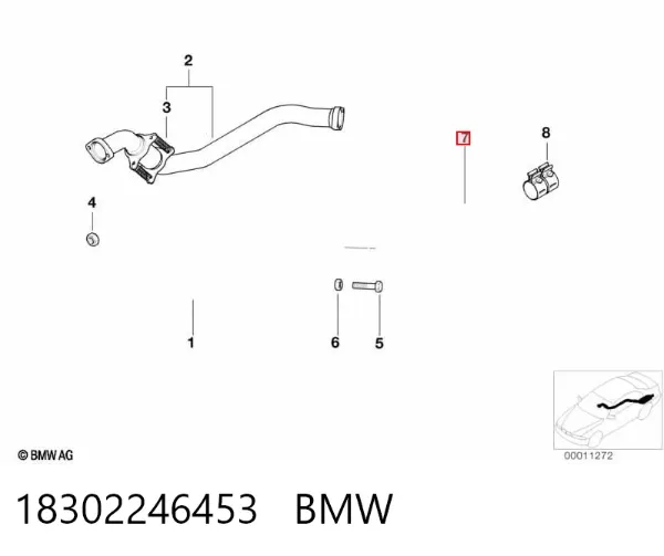 Каталізатор 18302246453 BMW