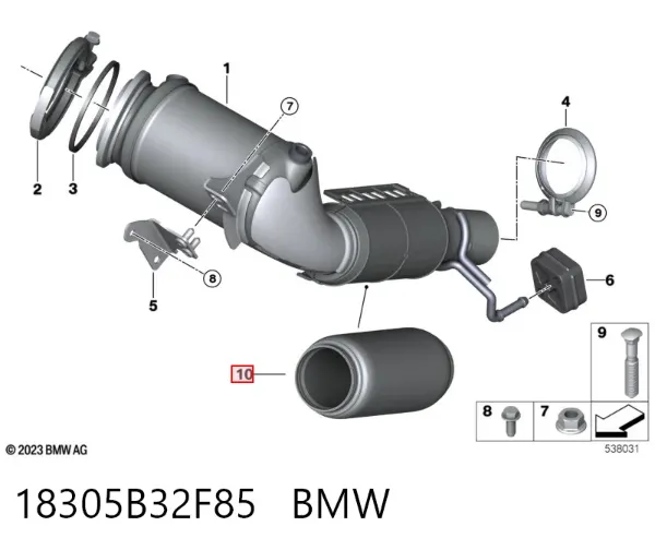  18305B32F85 BMW