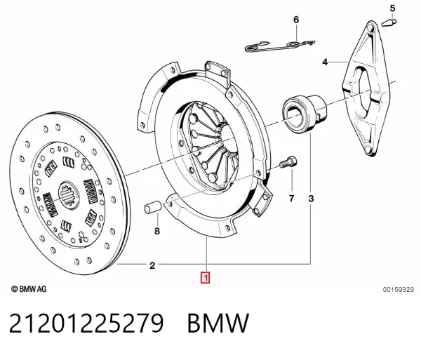 Зчеплення 21201225279 BMW