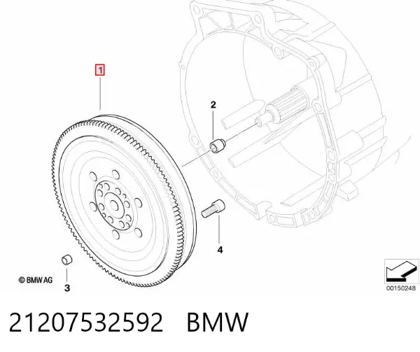 Маховик 21207532592 BMW