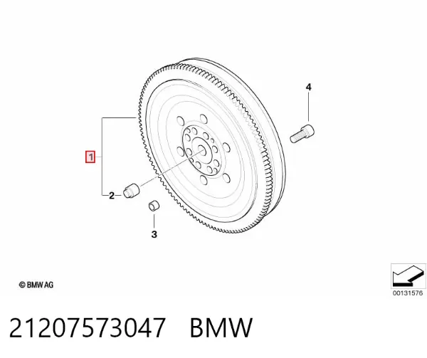 Маховик 21207573047 BMW