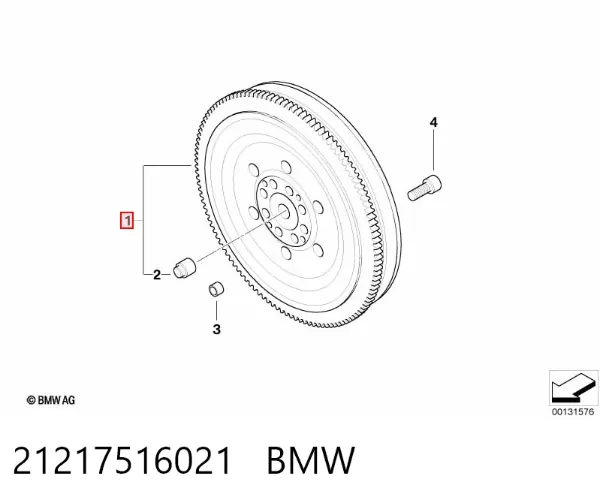 Маховик 21217516021 BMW