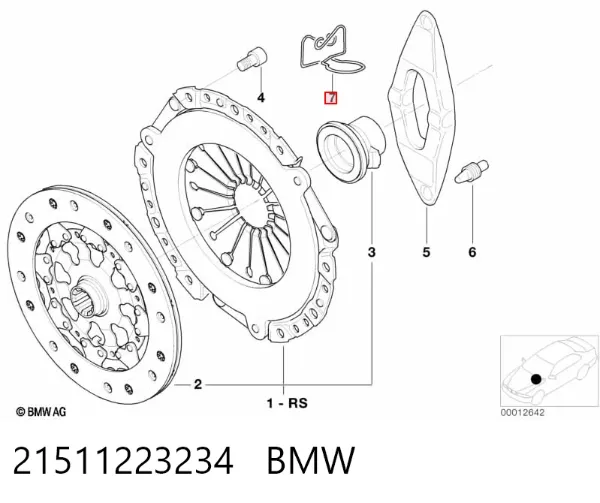 Вилка зчеплення BMW X1 E84