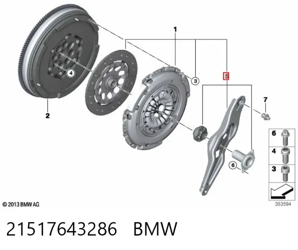  21517643286 BMW