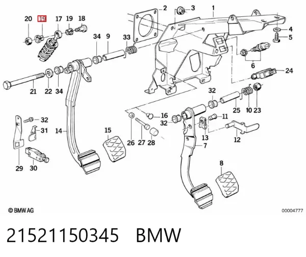 21521150345 BMW