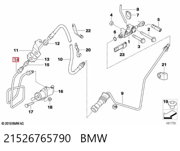  21526765790 BMW