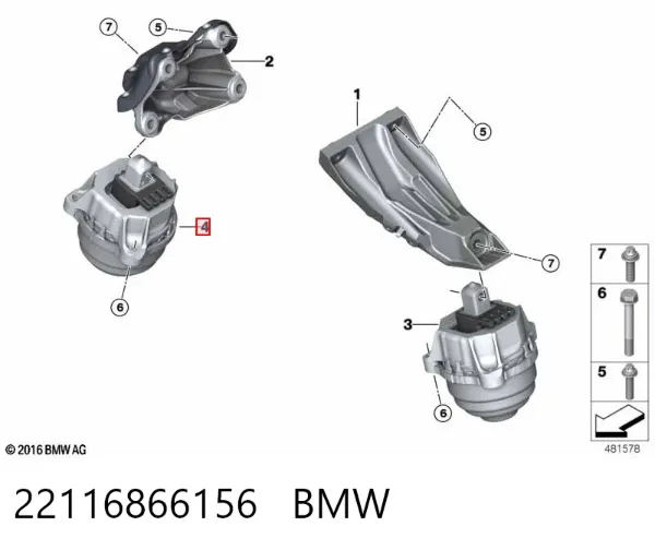  22116866156 BMW