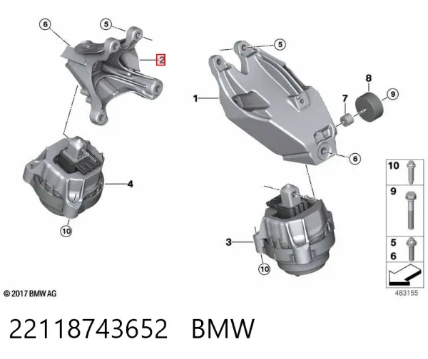  22118743652 BMW