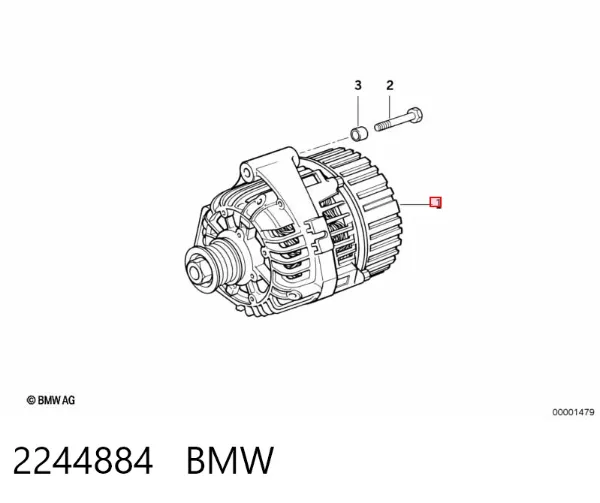 Генератор 2244884 BMW