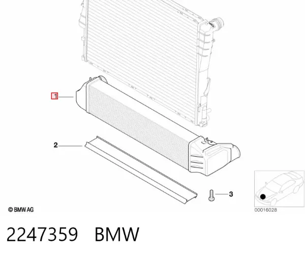 Інтеркулер 2247359 BMW