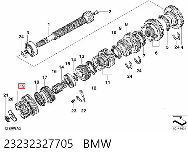  23232327705 BMW