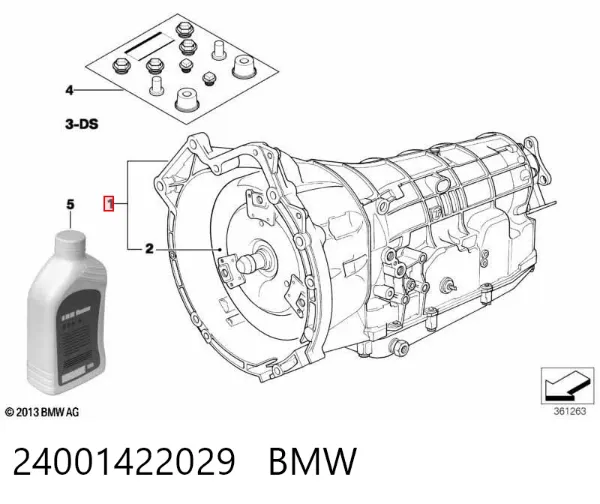 Коробка передач 24001422029 BMW