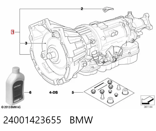 Коробка передач 24001423655 BMW