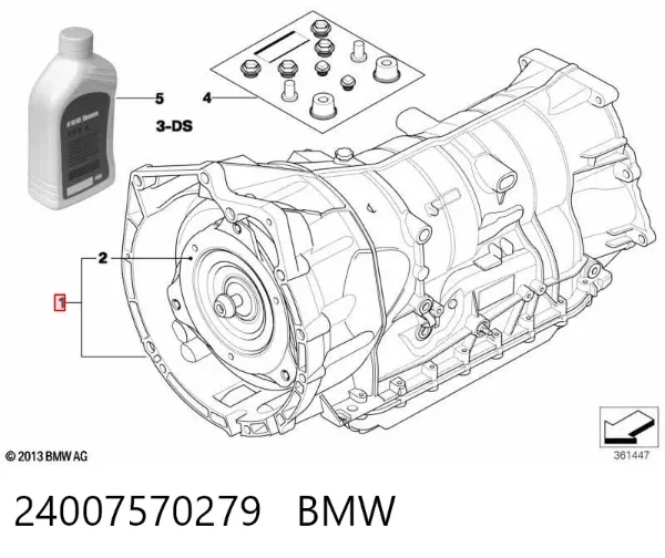 Коробка передач 24007570279 BMW