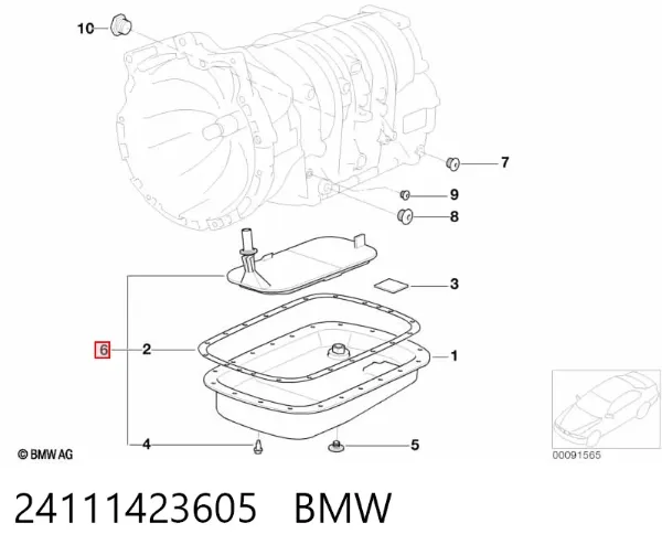 Фільтр АКПП 24111423605 BMW
